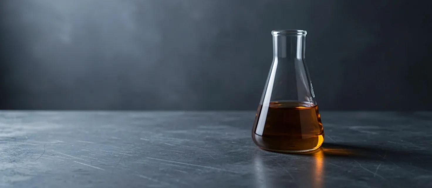 Laboratory glassware used for testing supplement purity